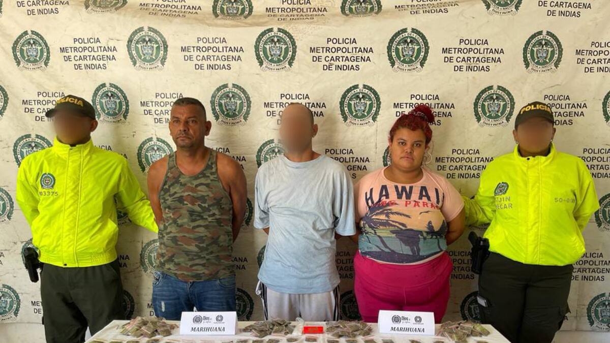 Policía metropolitana desarticuló “negocio familiar” de drogas en Turbaco