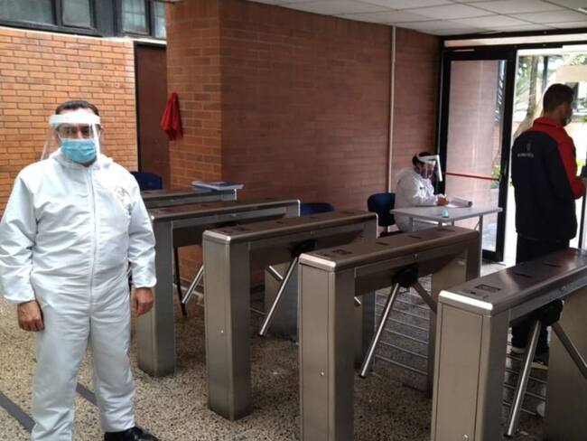 El solitario Complejo Judicial de Paloquemao