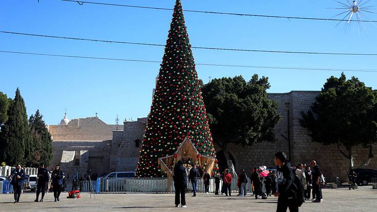 Por primera vez, el árbol de Navidad se encenderá en Gaza tras más de tres años de guerra