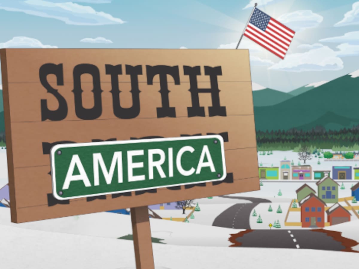 ‘South Park’ se convierte en ‘South America’, como sátira a los cambios de nombres pedidos por Trump