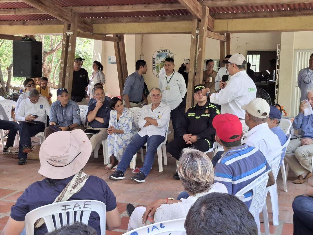 Visita de la Ministra de Ambiente y Desarrollo Sostenible, Susana Muhamad, al Vía Parque Isla de Salamanca . Corpamag