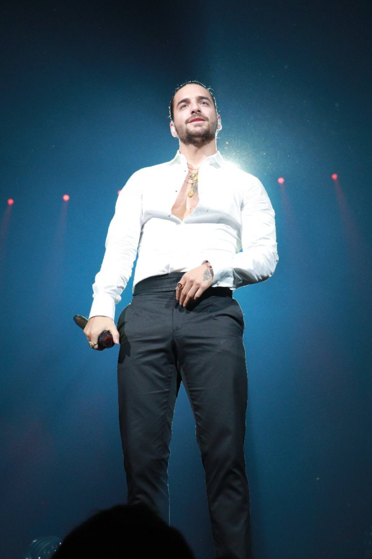 El cantante se mostró muy agradecido con todo el público bogotano por el gran recibimiento. 