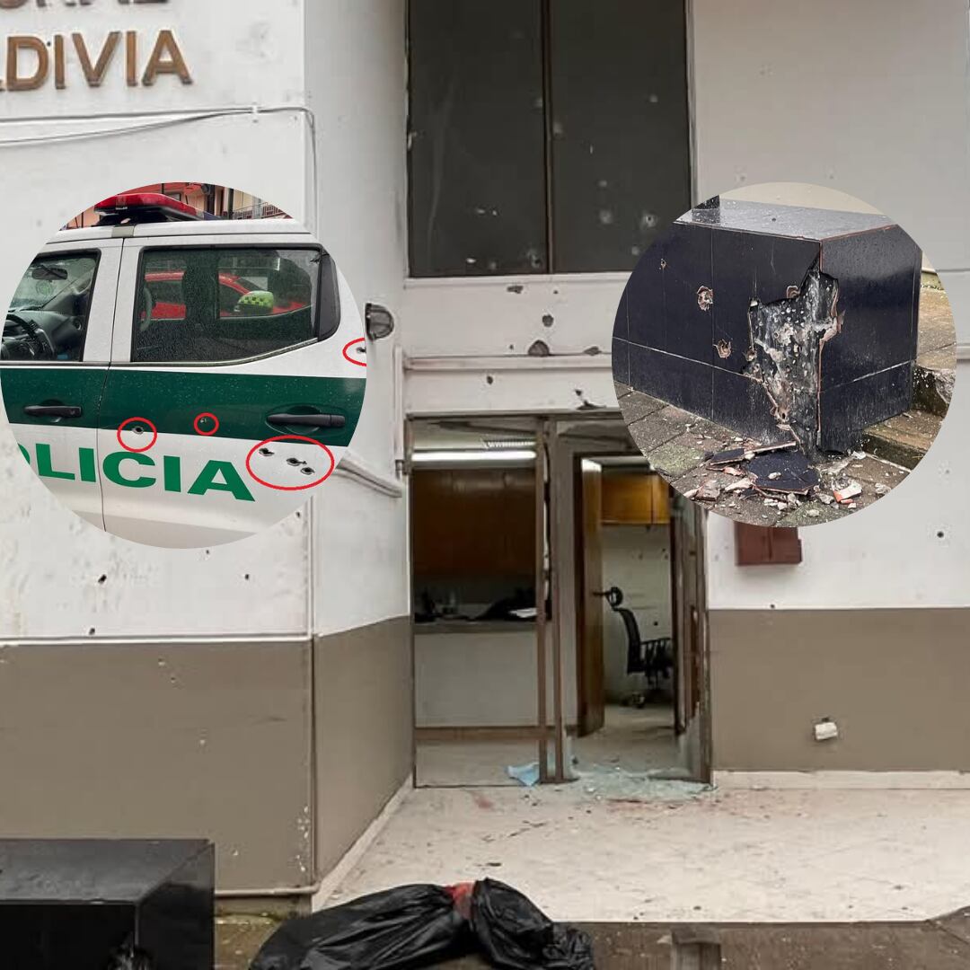 Ataque armado del ELN a estación de policía de Valdivia