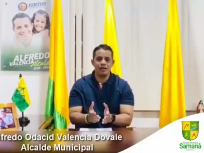 Alfredo Odacid Valencia Dovale, Alcalde de Samaná, Caldas