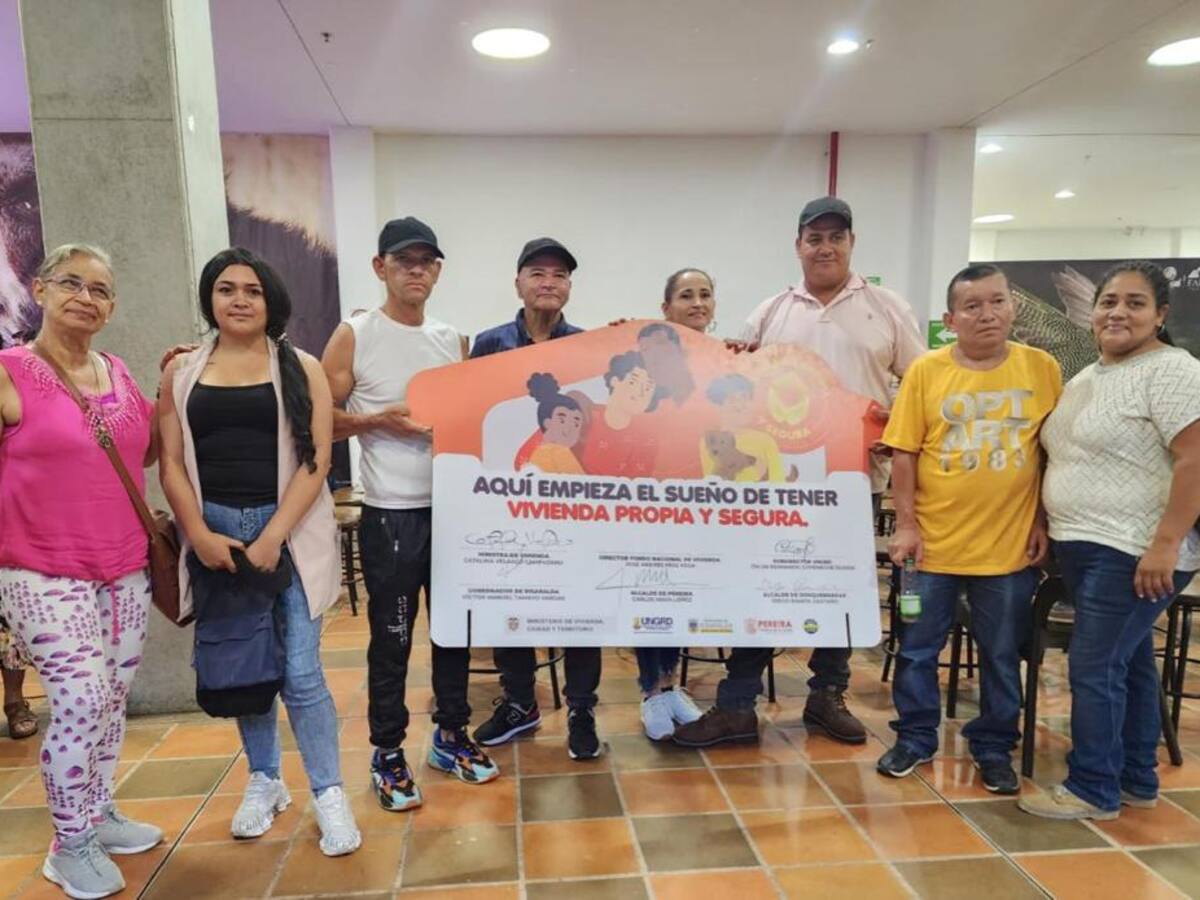 Invertirán más de $14.000 millones en el reasentamiento de damnificados en Risaralda