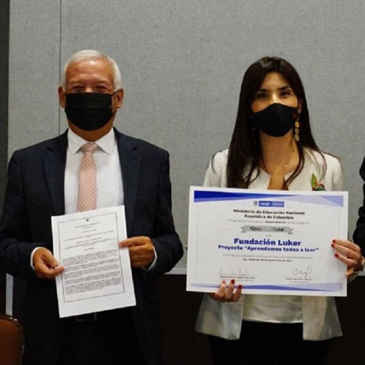 Fundación Luker es distinguida por el Ministerio de Educación