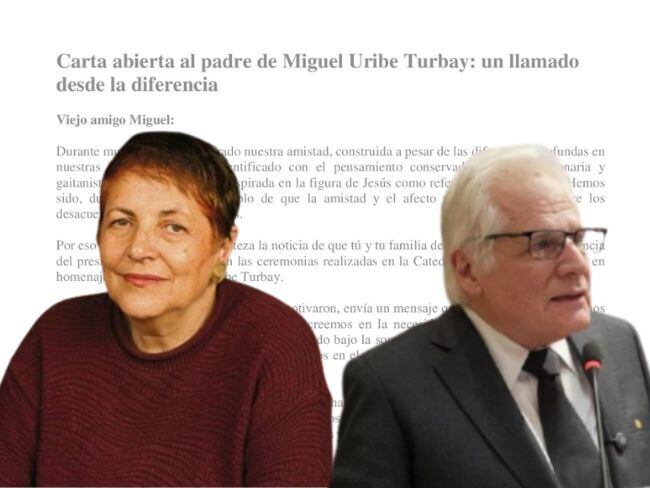Gloria Gaitán, hija de Jorge Eliecer Gaitán envía una carta al padre de Miguel Uribe: ¿Qué dijo?