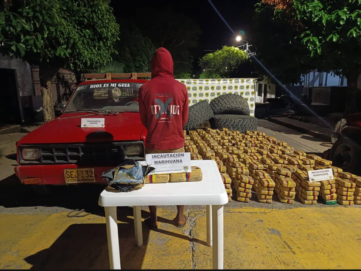 Incautan 745 kilos de marihuana en el Huila que provenían del Cauca