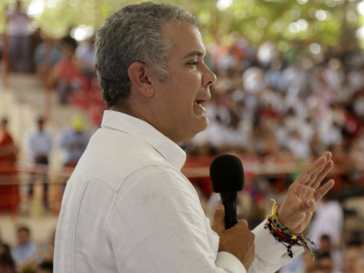 El ultimátum del presidente Iván Duque al Eln