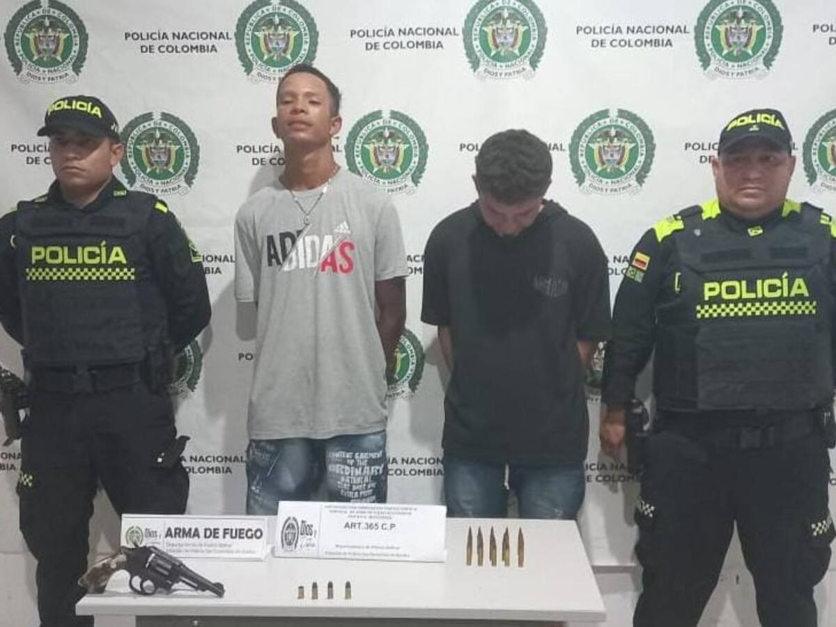 En Bolívar dos hombres viajaban con arma de fuego y municiones en un bus intermunicipal