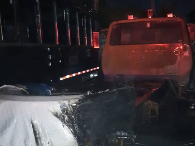 La conflagración se presentó en el parqueadero La Estrella del barrio San Francisco