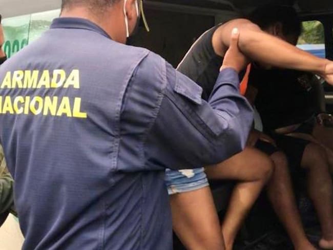 Rescatan a tres pescadores en Tumaco