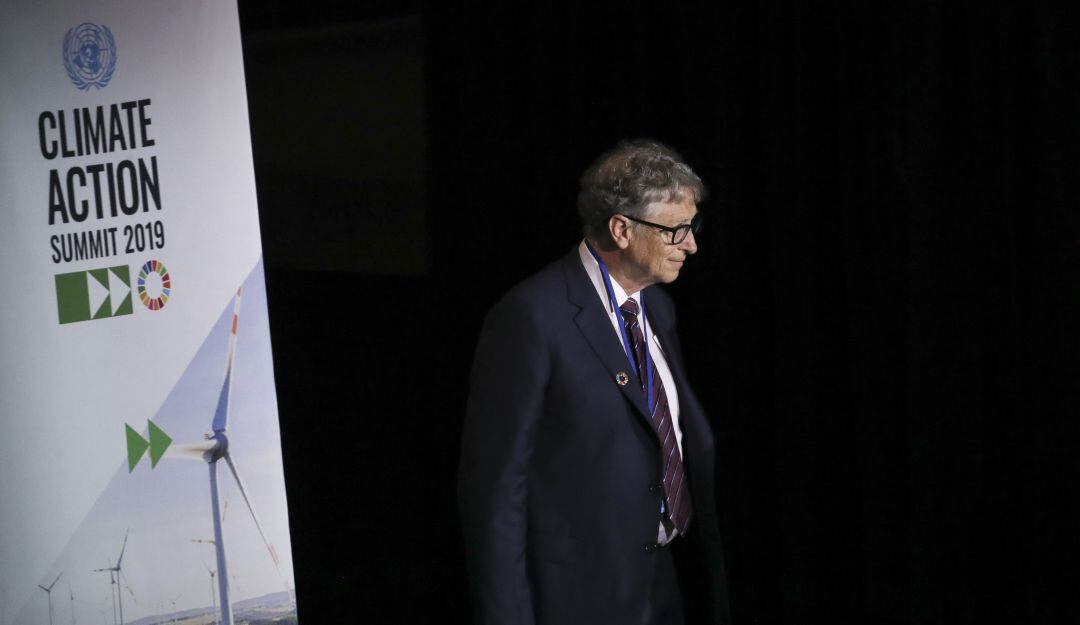 Bill Gates durante su participación en la Cumbre de Acción Climática Global en 2019.
