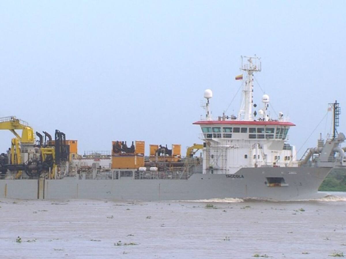 Siete buques ingresan al puerto de Barranquilla ante el inicio del dragado