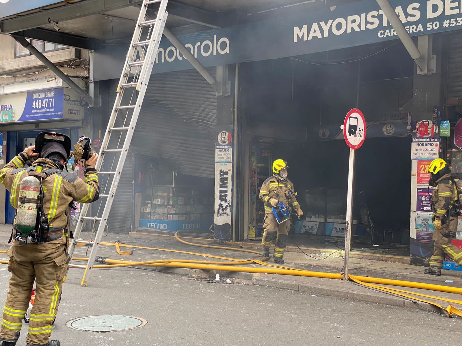 Incendio en el CC Opera / Alcaldía de Medellín