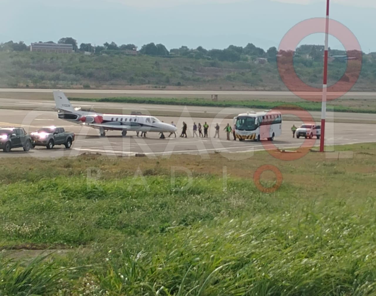 Avión venezolano generó zozobra en el aeropuerto de Cúcuta - Foto: Caracol Radio