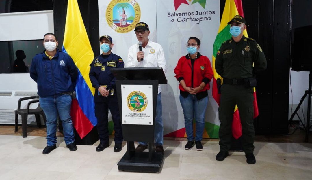 El mandatario de los cartageneros indicó que a todos aquellos que están incitando a la violencia serán investigados y judicializados