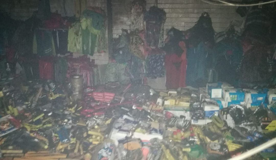 La emergencia fue atendida por el cuerpo de Bomberos en el barrio La Consolata