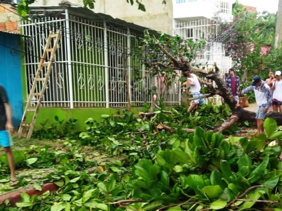 Lluvias dejan afectaciones en varios barrios de Cartagena