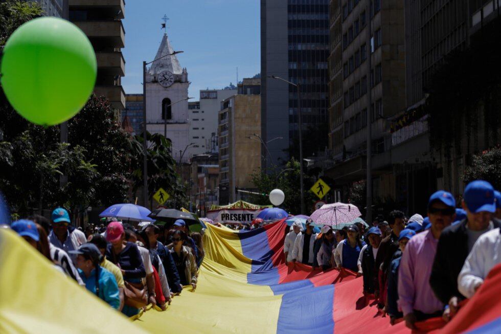 En Bogotá habrán movilizaciones en el norte, sur y centro de la ciudad.