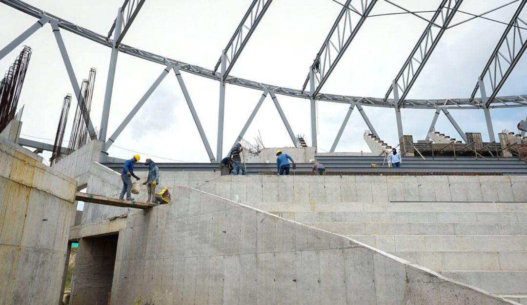 Obras del Coliseo Mayor 