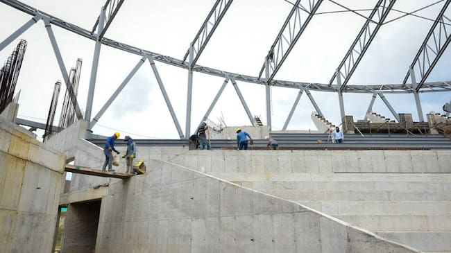 Obras del Coliseo Mayor