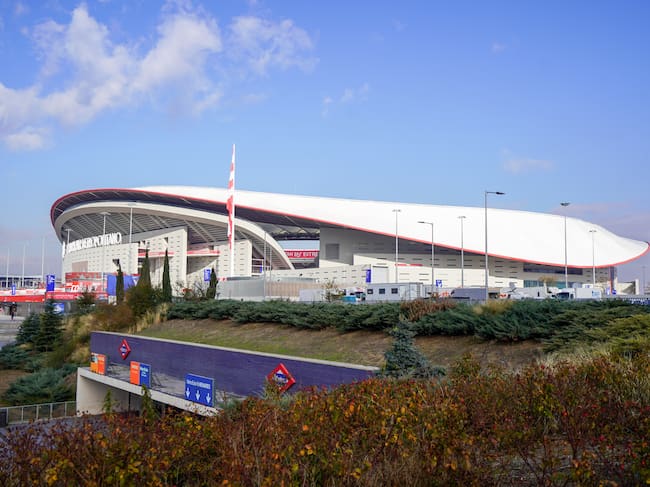 Estadio Metropolitano, casa del Atlético de Madrid. Foto: Getty Images.
