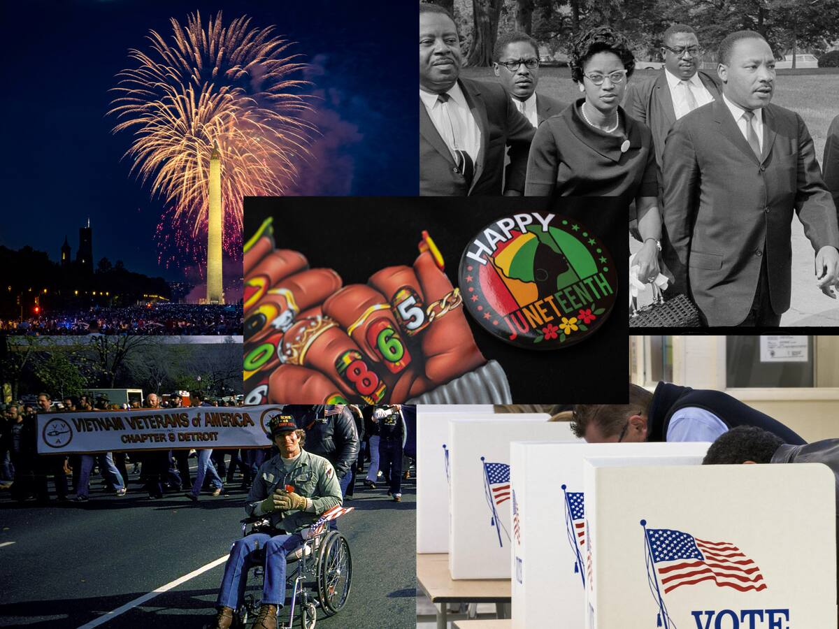 Festivos en Estados Unidos 2024: Calendario con vacaciones