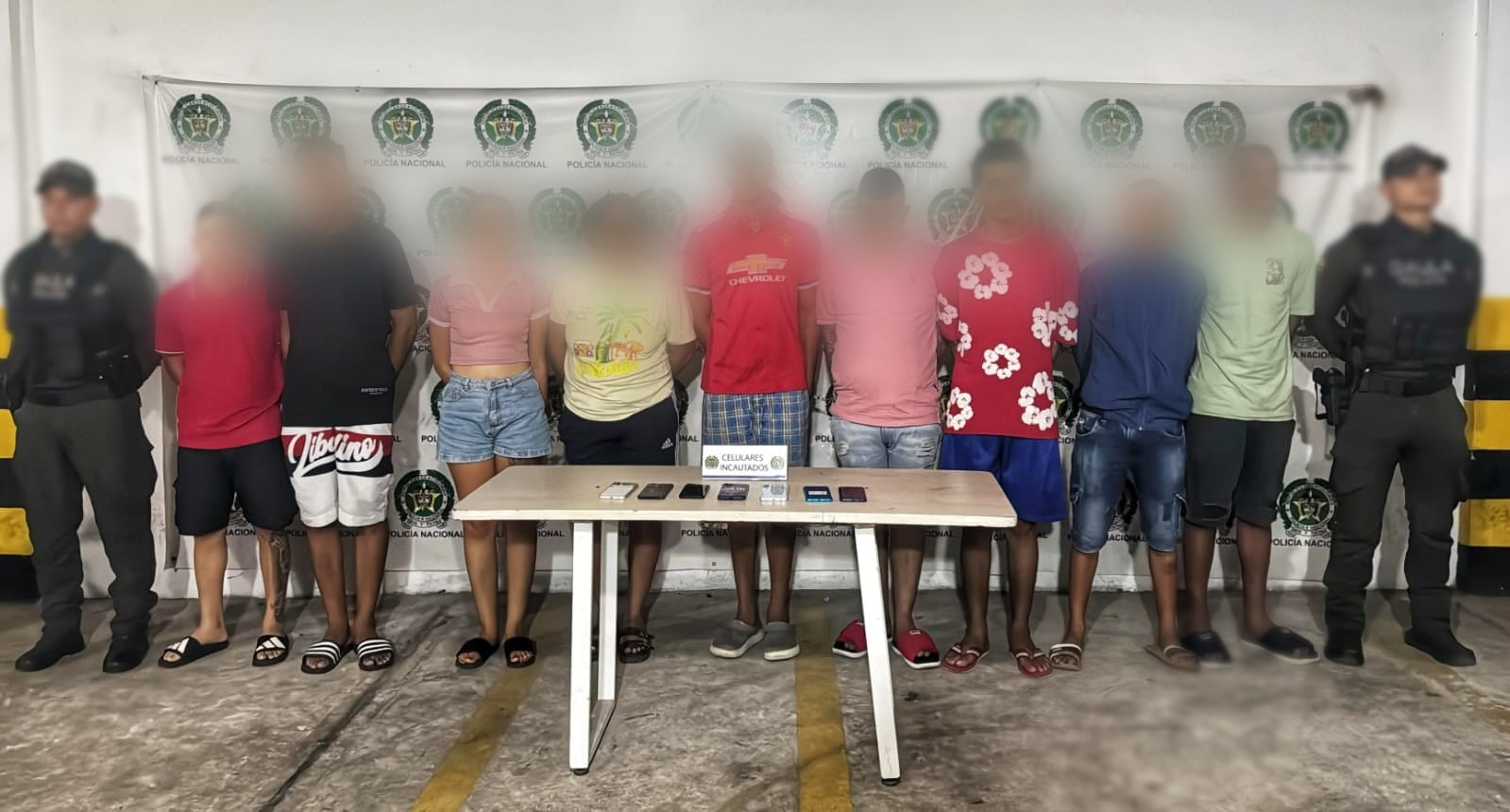 Nueve capturados de Los Costeños en Barranquilla