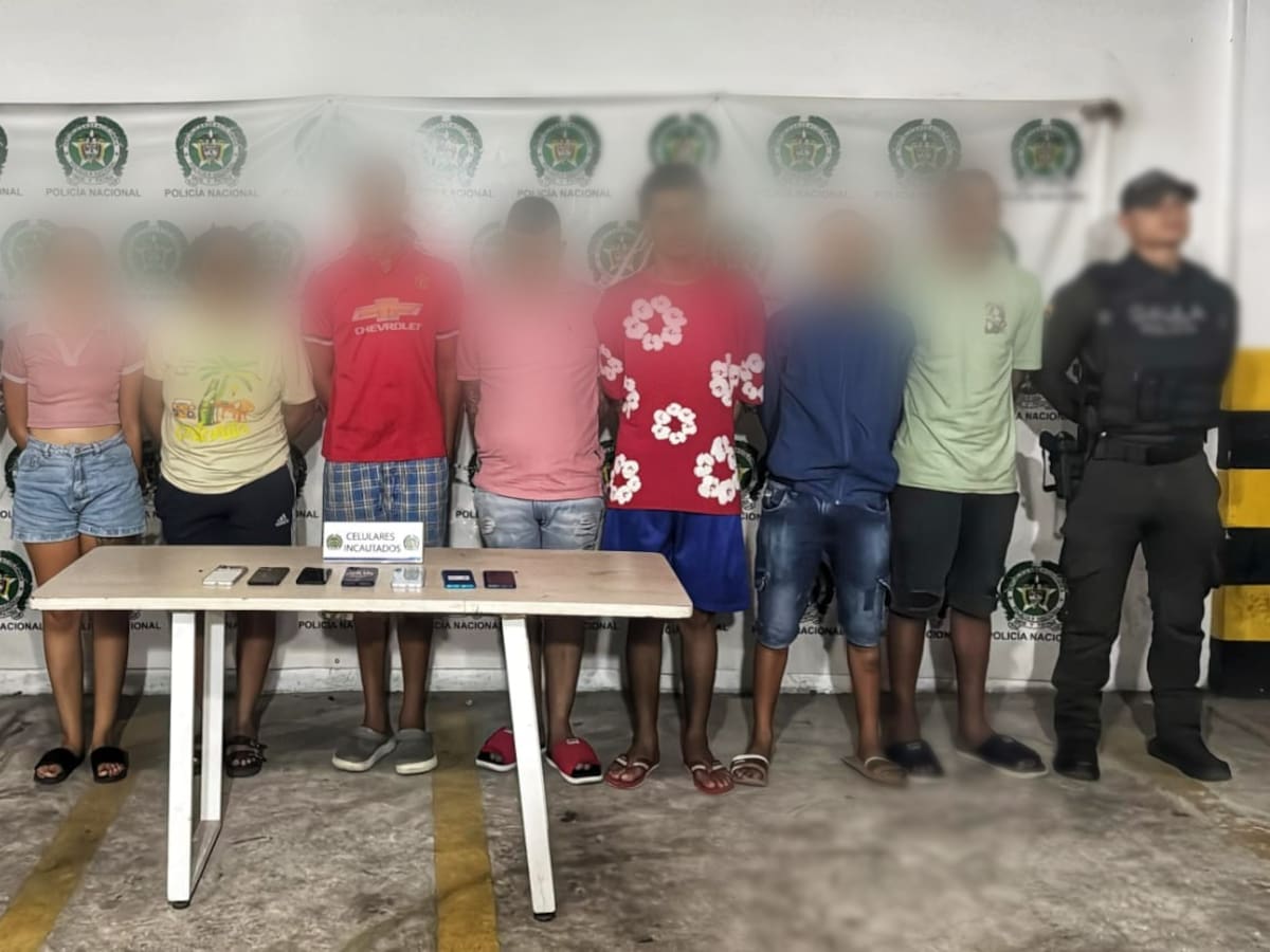 Golpe a “Los Costeños”: capturan a nueve presuntos extorsionistas