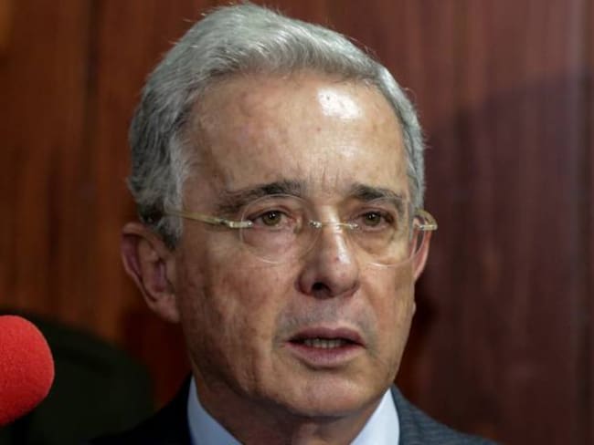 El senador Alvaro Uribe 
