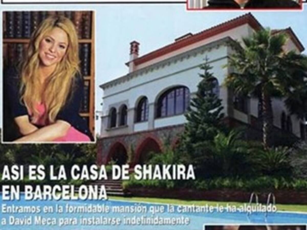 Shakira ya tiene casa para vivir en Barcelona. ¿Cerca de Piqué?