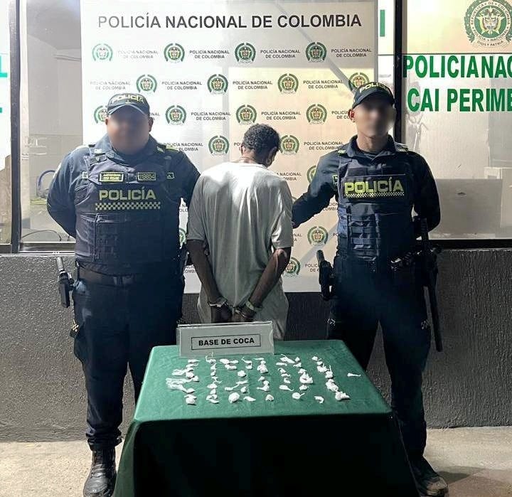 Tres capturados en ofensiva contra el tráfico de estupefacientes en Cartagena