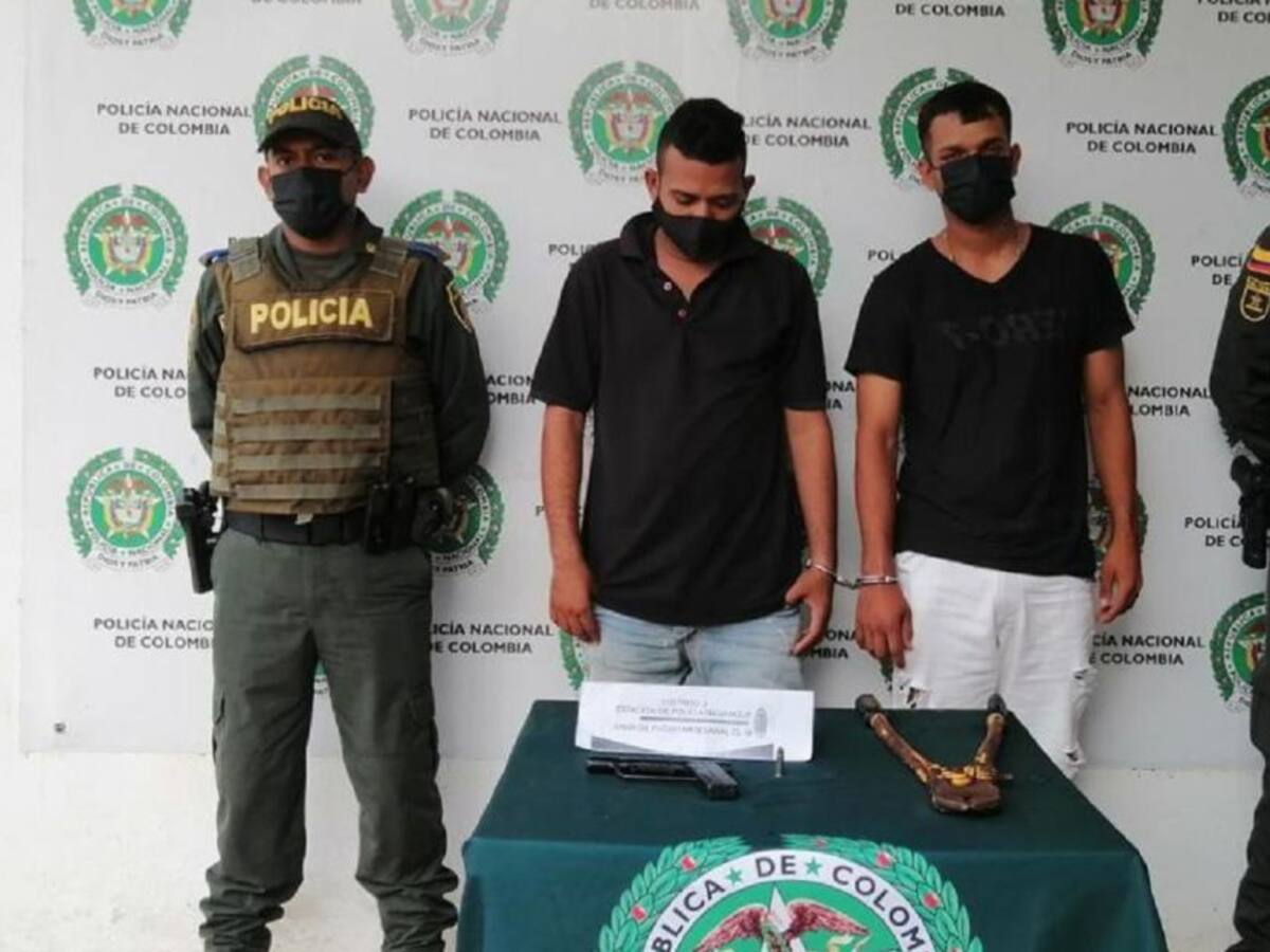 Capturados dos hombres en Magangué por presunto hurto