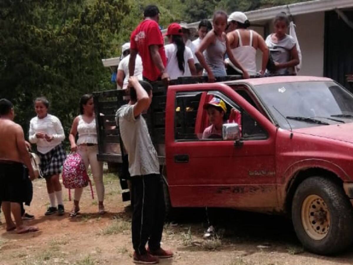 Sube a 600 la cifra de campesinos desplazados en Argelia, Cauca