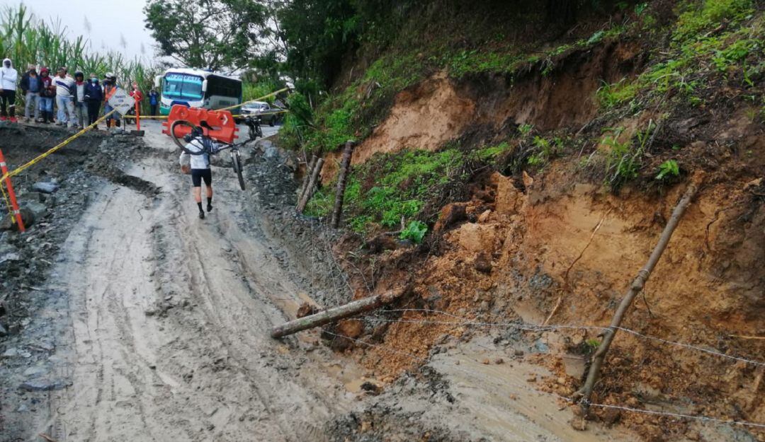 Afectación vial en Filadelfia, Caldas