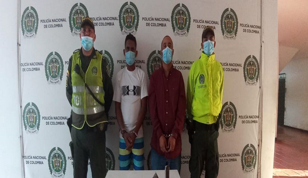 Los capturados integrantes del "Combo del Negro Ober".