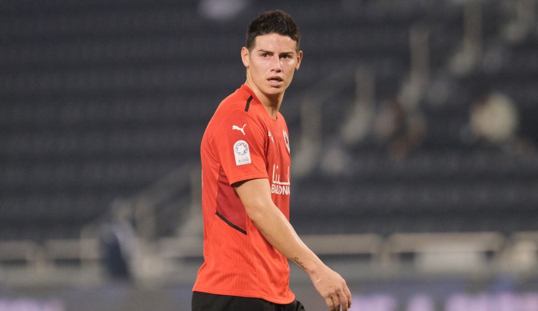 James Rodríguez no juega un partido oficial con el Al-Rayyan desde marzo.