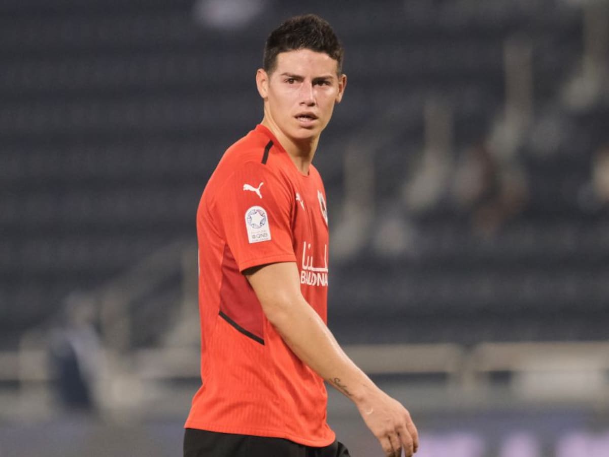 James sí está lesionado, confirmó el DT de Al-Rayyan: “Lo estamos esperando”