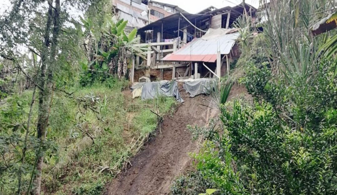 Deslizamiento de tierra en Guática