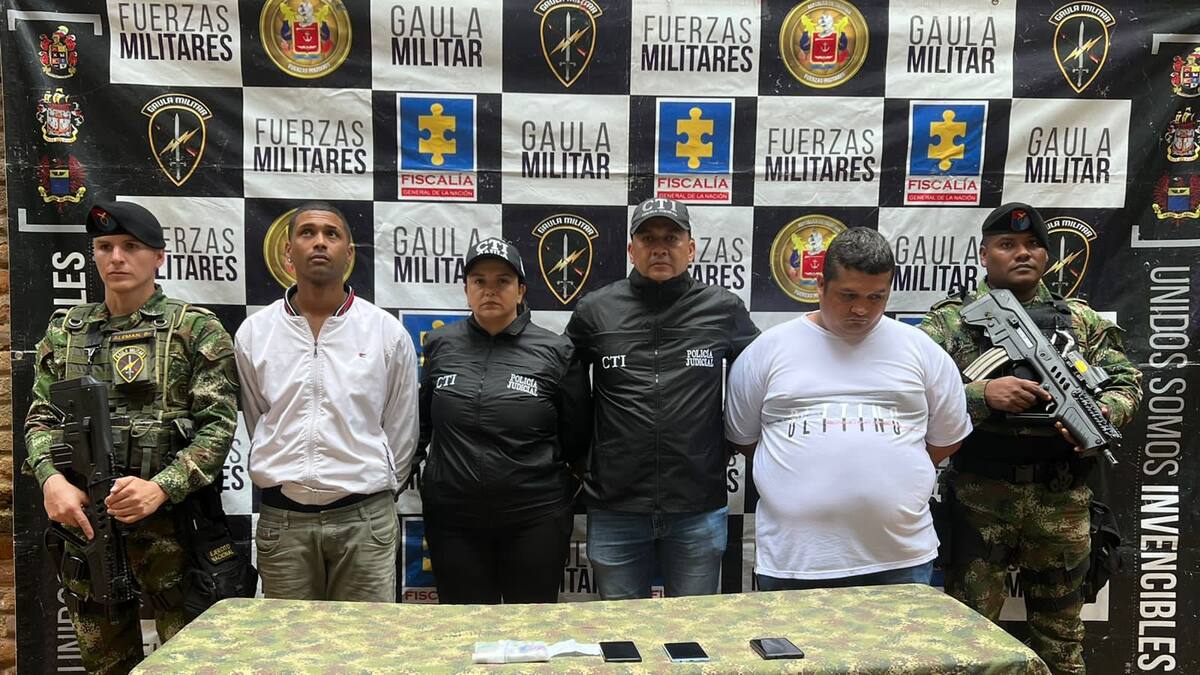 Cali: extorsionistas capturados cuando recibían 10 millones de pesos
