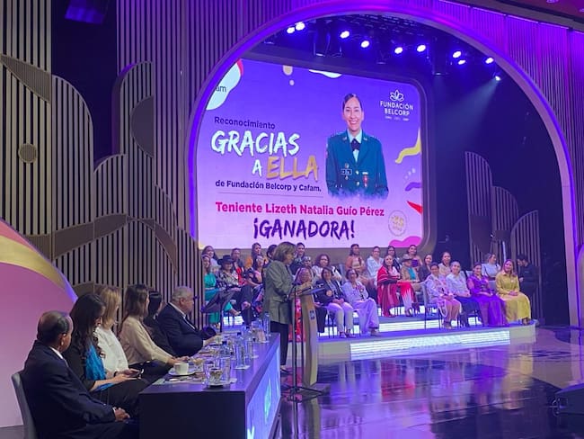 En la versión n.° 35 del Premio Cafam a la Mujer, la teniente Guío se destacó entre las 29 candidatas que hicieron parte de este certamen con su iniciativa denominada Nata Desmina.