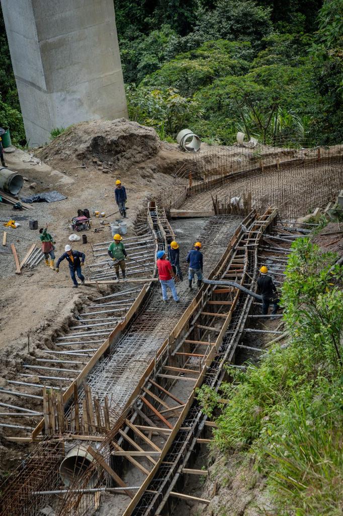Obras del acueducto complementario de Ibagué.