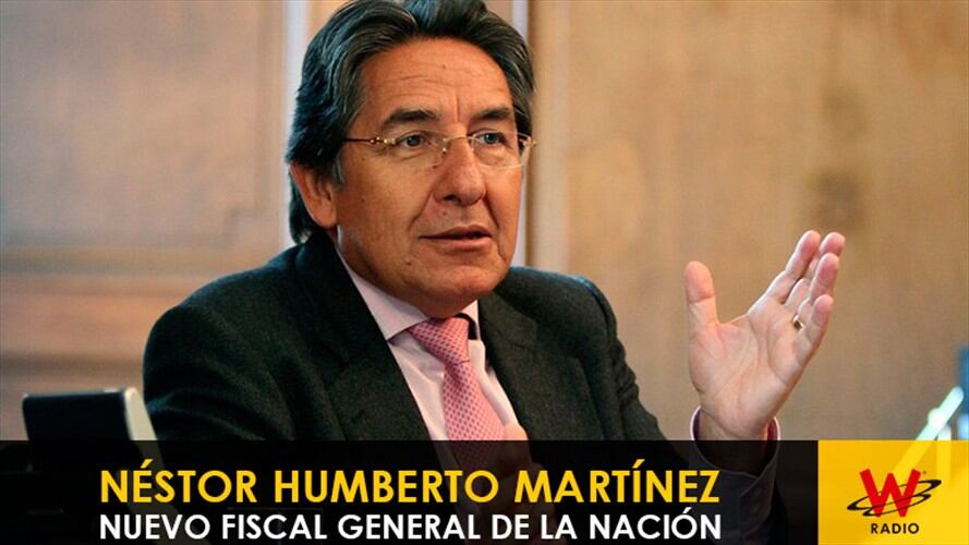 Néstor Humberto Martínez, nuevo fiscal general de la Nación. Foto: W Radio