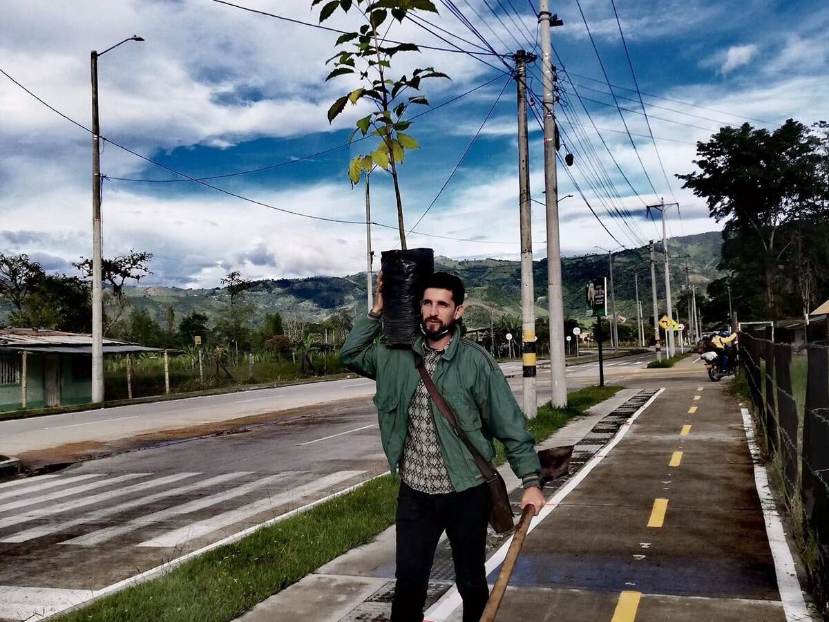 Ambientalista caminara más de mil kilómetros desde Pitalito hasta Bogotá