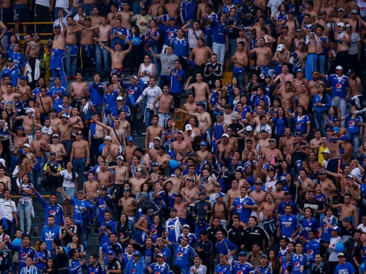Barras populares de Millonarios, sin ingreso a ningún estadio de Bogotá