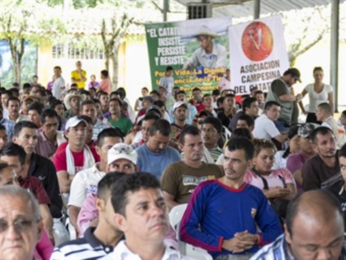 Campesinos del Catatumbo quieren llegar a un preacuerdo con el vicepresidente