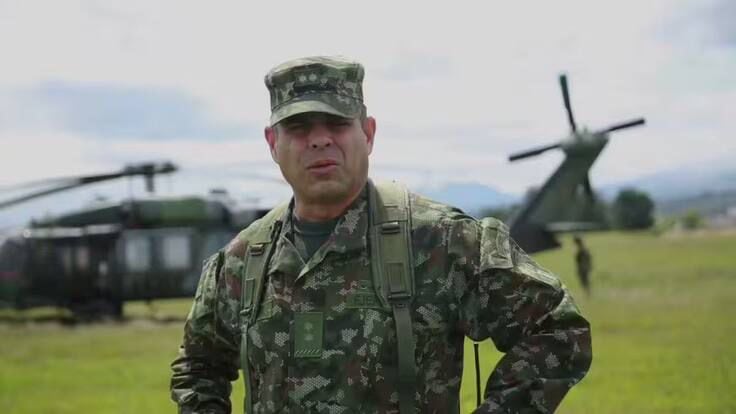 Brigadier general Federico Mejía. Foto suministrada