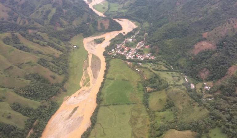Toma aérea de Pueblo Venus, Antioquia