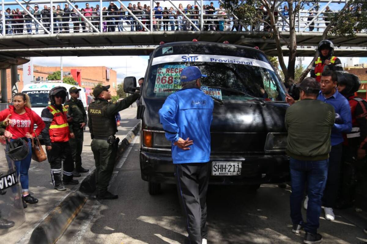 Sectores de Bogotá están en colapso